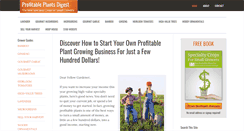 Desktop Screenshot of profitableplantsdigest.com